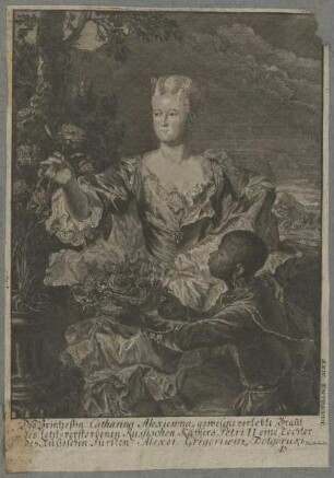 Bildnis der Catharina Alexiewna Dolgoruki