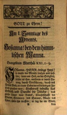Benjamin Schmolckens, Ehemaligen pat. Prim. und Inspekt. der Evangelischen Kirchen und Schulen zu Schweldnitz, Gott-geheiligte Betrachtungen am Sabbath
