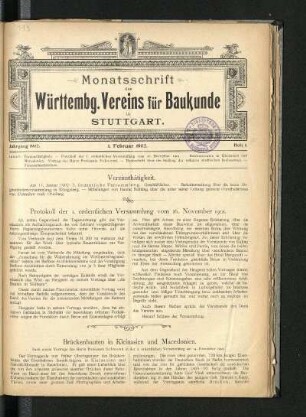 1902. Heft 1