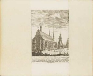 Kupferstich: Fvndatio Templi Lin: ...