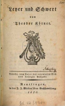 Leyer und Schwert