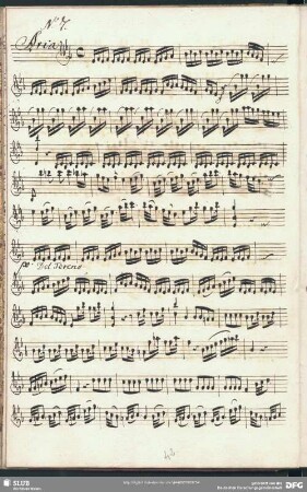 No. 7 Aria: Del terreno nel concavo seno