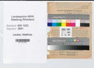 Entnazifizierung Matthias Leuker , geb. 01.12.1892 (Kaufm.Angest.)