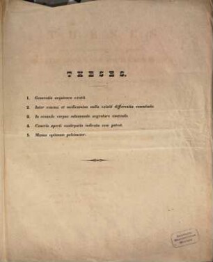 Quintus sensus non tactus, sed sensus saturitatis : diss. inaug.