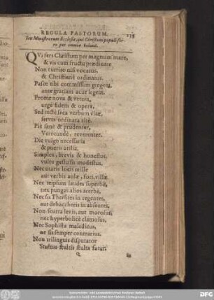 Regula Pastorum.