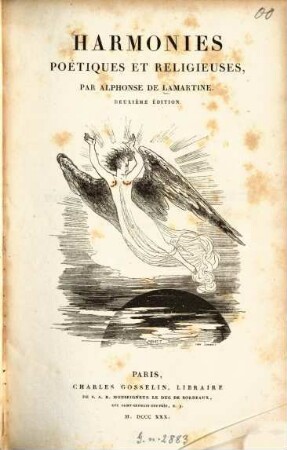 Harmonies poétiques et religieuses. 2. 2. éd. - 1830. - 356 S.