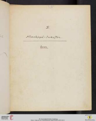II. Inschriften Assurnasirpal's