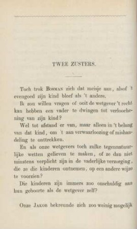 Twee zusters