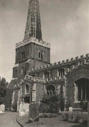 London. St Mary's, Harrow-on-the-Hill (geweiht 1094)