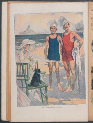 "En la playa" - [Dibujo] por Zavattaro