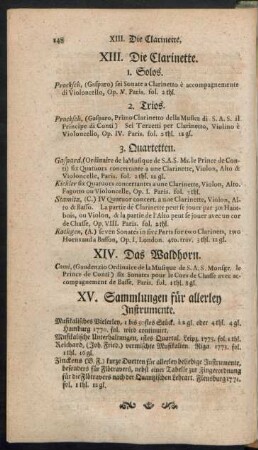 XIV. Das Waldhorn