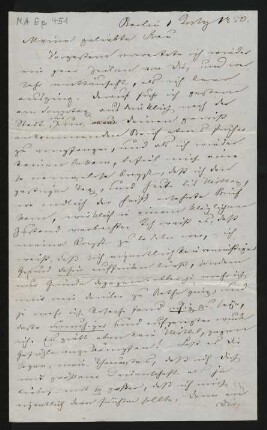 Brief an Albertine Mendelssohn-Bartholdy : 01.07.1850