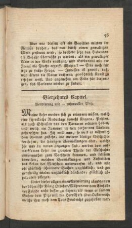 Vierzehntes Capitel.