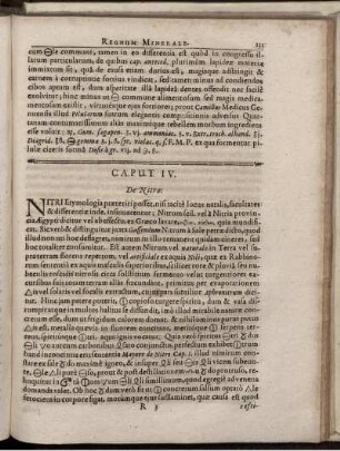Caput IV. De Nitro.