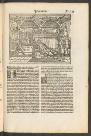 Epistola sancti Hieronymi presbyteri ad chromatium et Heliodorum episcopos de libris Salomonis.