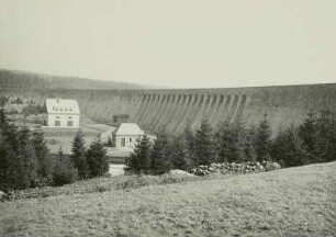 Talsperre Muldenberg : Talsperre Muldenberg. Nordseite