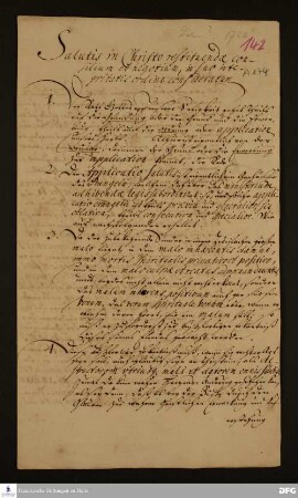 Salutis in Christo restituendae consilium et negotium, in suo integritatis ordine consideratum.