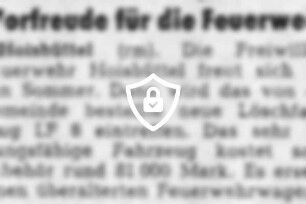 Vorfreude für die Feuerwehr