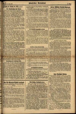 Zweite Ausgabe vom Montag, den 16. Juni 1941.