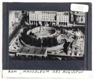 Rom: Mausoleum des Augustus, Vogelperspektive