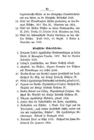 Classische Schriftsteller