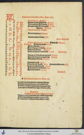 Kalendarium
