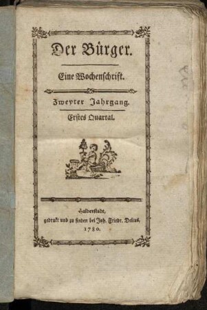 Zweyter Jahrgang. Erstes Quartal.