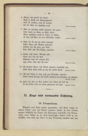 II. Sage und verwandte Dichtung