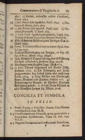 67-95, In Folio - In Quarto