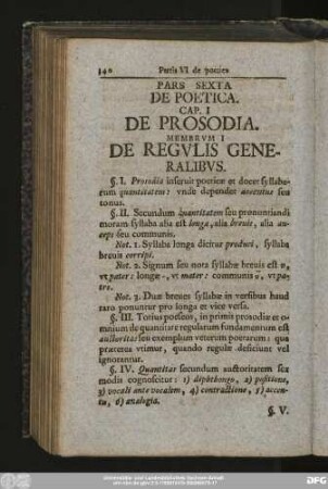 Pars Sexta De Poetica.