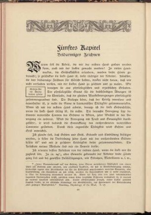 Fünftes Kapitel - Beidarmiges Zeichnen