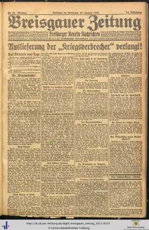 16.01.1922 (I.)