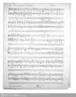 Österreichisches Reiterlied / Arrangement - Mus.11302-K-505,2 : pf; RMWV 295/2