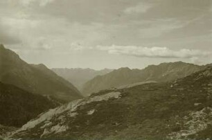 Kanton Graubünden. Alp Grüm. Blick nach Süden