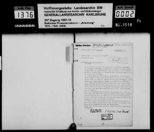 Rosenthal, Dr. Karl Oskar Israel in Mannheim Abgabe von Edelmetall