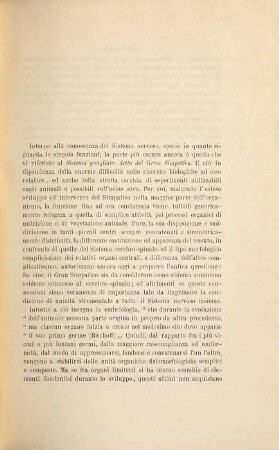 Morfologia del Gran Simpatico e sue funzioni nell'umano organismo