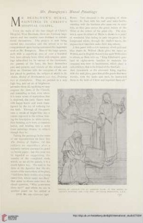 Mr. Brangwyn's mural paintings in Christ's Hospital Chapel