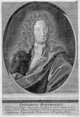 Bildnis des Hallenser Arztes Friedrich Hoffmann