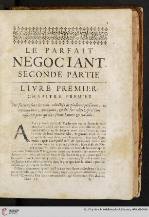 Livre premier