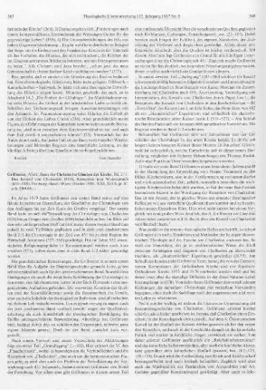 367-369 [Rezension] Das Konzil von Chalcedon (451), Rezeption und Widerspruch (451 - 518)