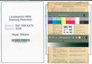 Entnazifizierung Wilhelm Heyer , geb. 28.01.1884 (Kaufmann)