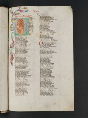Initiale mit Rankenwerk
