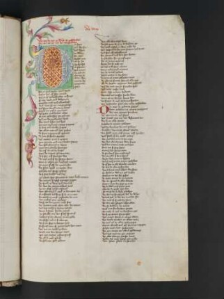 Initiale mit Rankenwerk