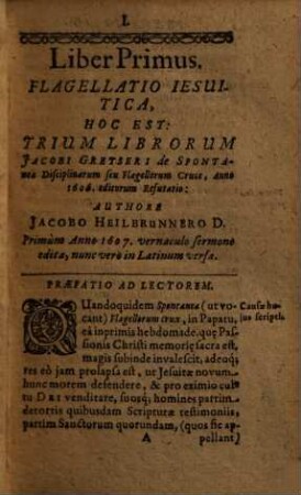Carnificina Esauitica : Quatuor libri spontaneae flagellationi oppositi