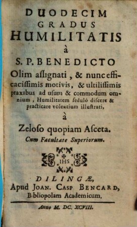 Duodecim Gradus Humilitatis