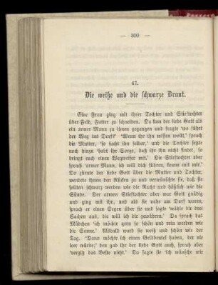 47. Die weiße und die schwarze Braut