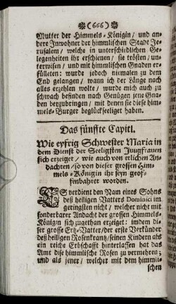 Das fünffte Capitl. - Das sechste Capitl.