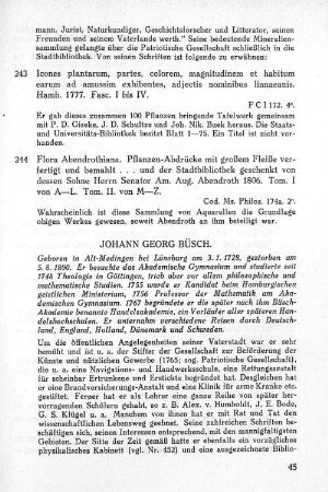 Johann Georg Büsch.
