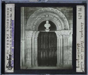 Langres, Kathedrale : Portal des nördlichen Chorumgangs (von innen)