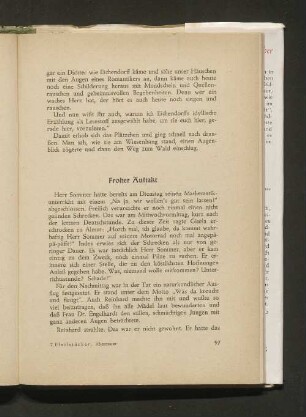 Froher Auftakt